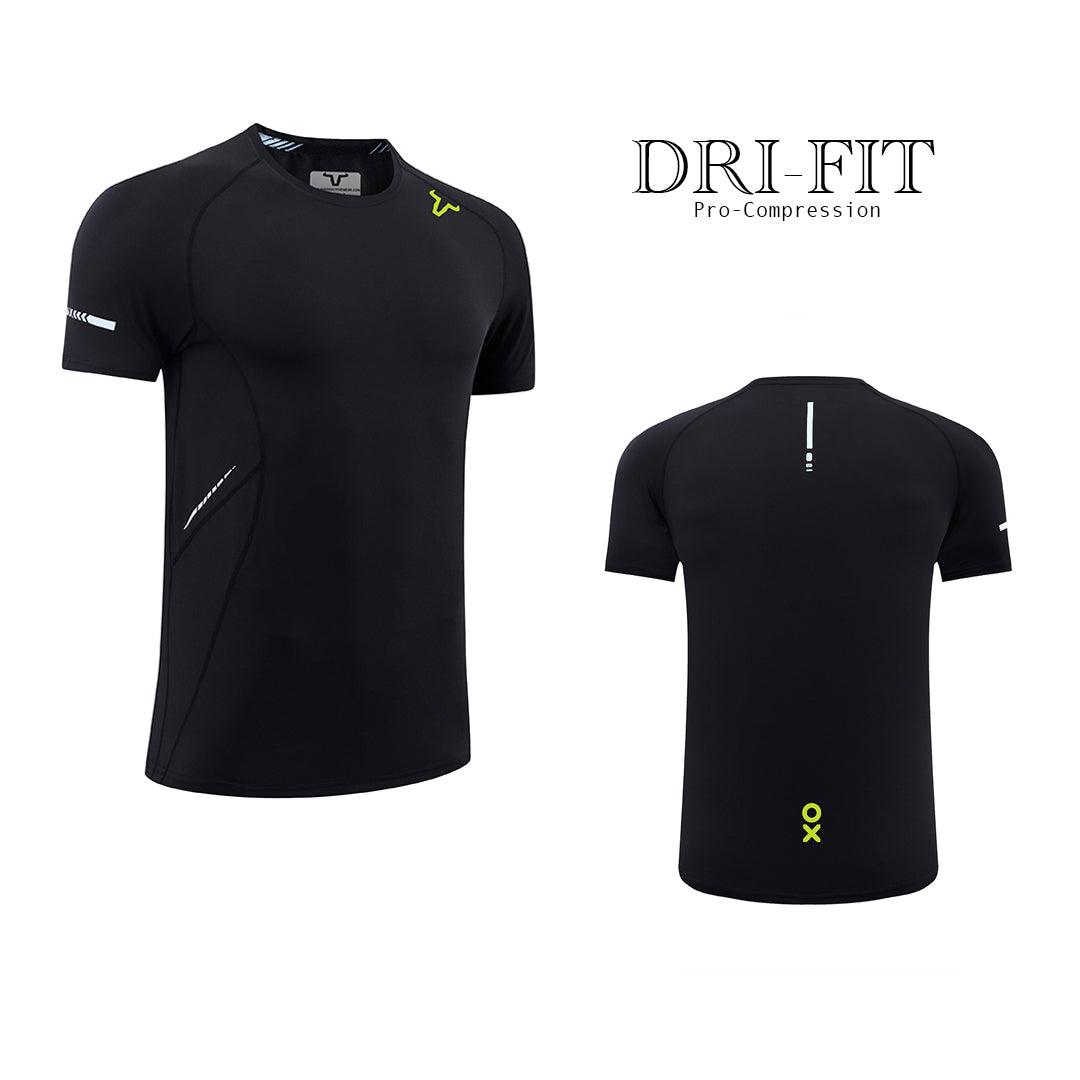 3D Dri-Fit Black Pro Compression – Theoxactivewear